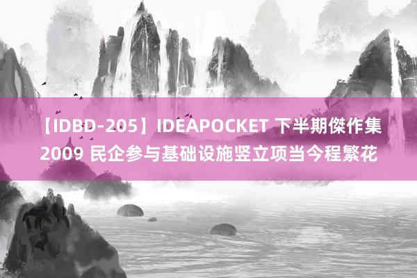 【IDBD-205】IDEAPOCKET 下半期傑作集2009 民企参与基础设施竖立项当今程繁花