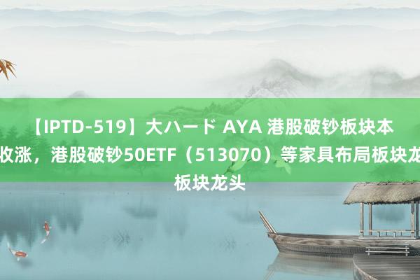 【IPTD-519】大ハード AYA 港股破钞板块本周收涨，港股破钞50ETF（513070）等家具布局板块龙头